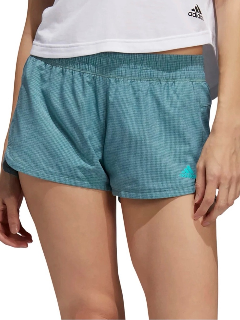 adidas Teal Athletic Training Shorts